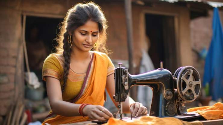 सिलाई से आत्मनिर्भर बनी ग्रामीण महिला की कहानी